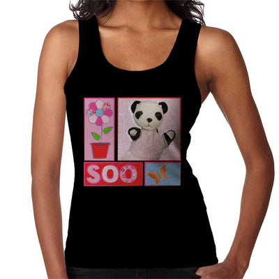 Sooty Soo Retro Floral Women's Vest-Sooty's Shop