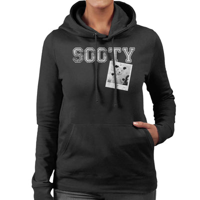 Sooty Retro College Sports Style Women's Hooded Sweatshirt-Sooty's Shop