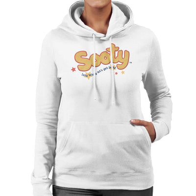 Sooty Text Logo Izzy Wizzy Women's Hooded Sweatshirt-Sooty's Shop