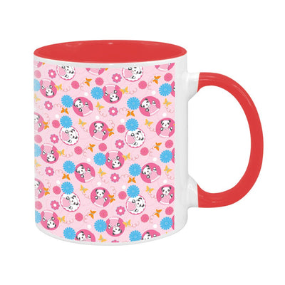 Sooty Soo Floral Pattern Two Colour Mug