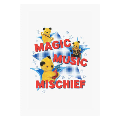 Sooty Magic Music Mischief A3 Print-Sooty's Shop