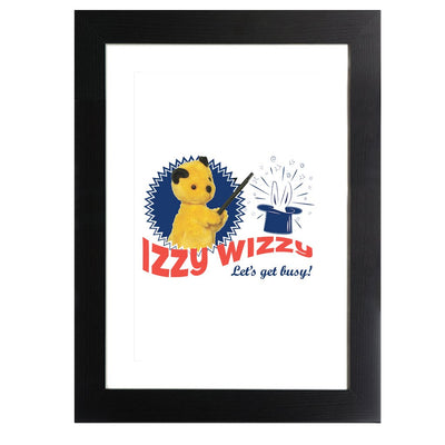 Sooty Izzy Wizzy Let's Get Busy Framed Print