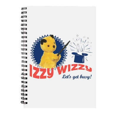 Sooty Izzy Wizzy Let's Get Busy A5 Spiral Notebook