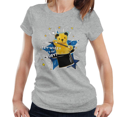 Sooty Top Hat Izzy Wizzy Let's Get Busy Women's T-Shirt-Sooty's Shop