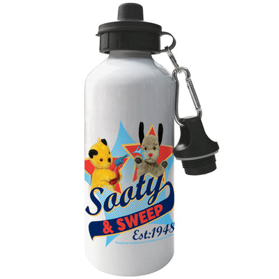 Sooty And Sweep Established 1948 Aluminium Sports Water Bottle-Sooty's Shop