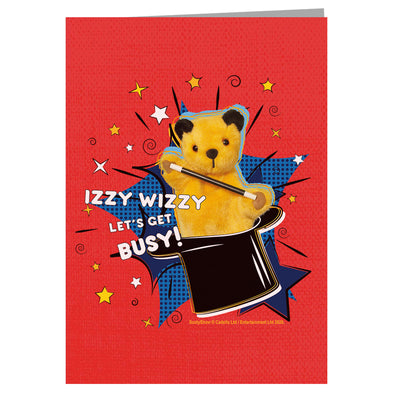 Sooty Izzy Wizzy Magic Hat A5 Greeting Card-Sooty's Shop