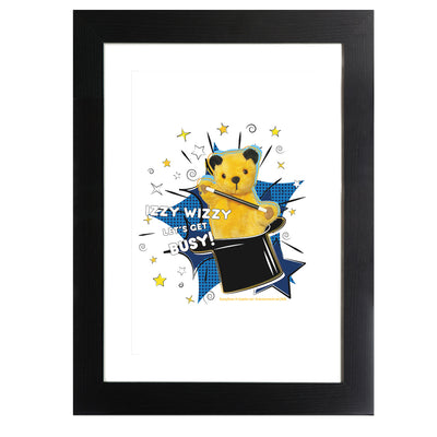 Sooty Izzy Wizzy Magic Hat Framed Print-Sooty's Shop