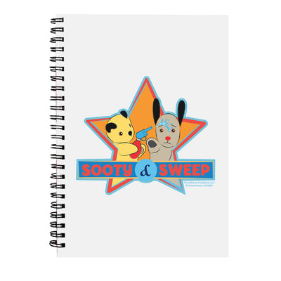Sooty And Sweep Water Fun A5 Spiral Notebook-Sooty's Shop