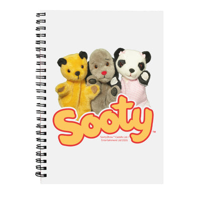 Sooty Sweep And Soo Friends A5 Spiral Notebook-Sooty's Shop