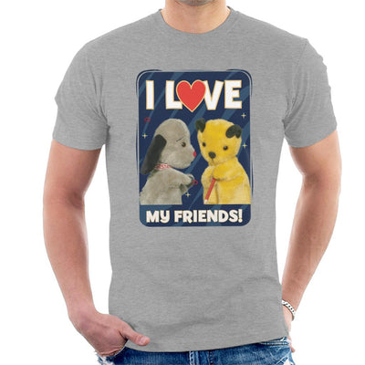 Sooty I Love My Friends Men's T-Shirt-Sooty's Shop