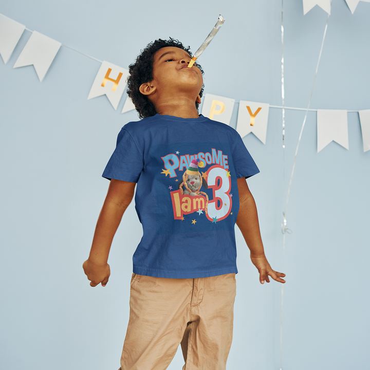 Sweep Pawsome 3rd - 8th Birthday Kid's T-Shirt