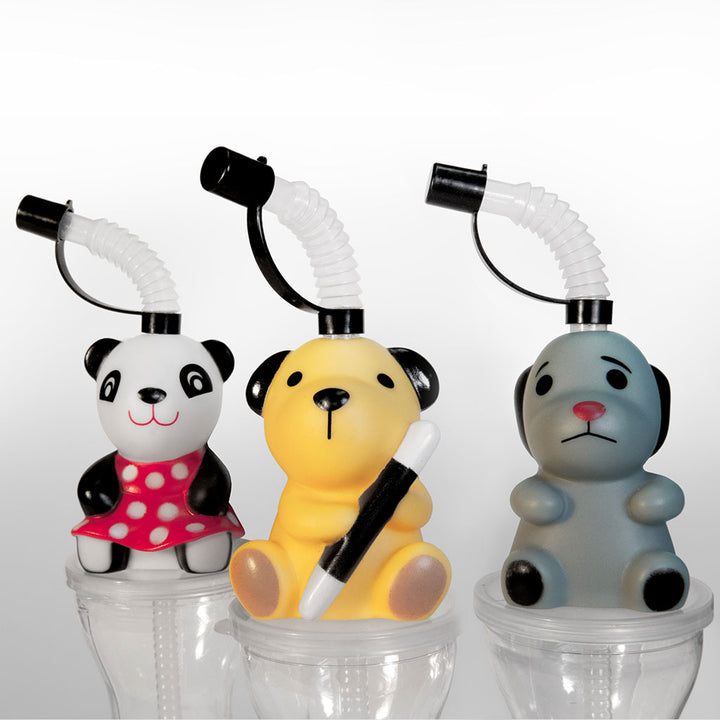 Sweep Character Bottle With Straw-Sooty's Shop