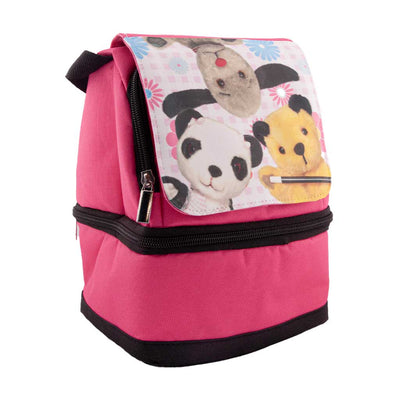 Sooty, Sweep And Soo Pink Lunch Bag With 2 Compartments-Sooty's Shop