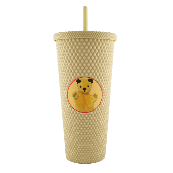 Sooty Yellow Drinking Cup With Straw-Sooty's Shop