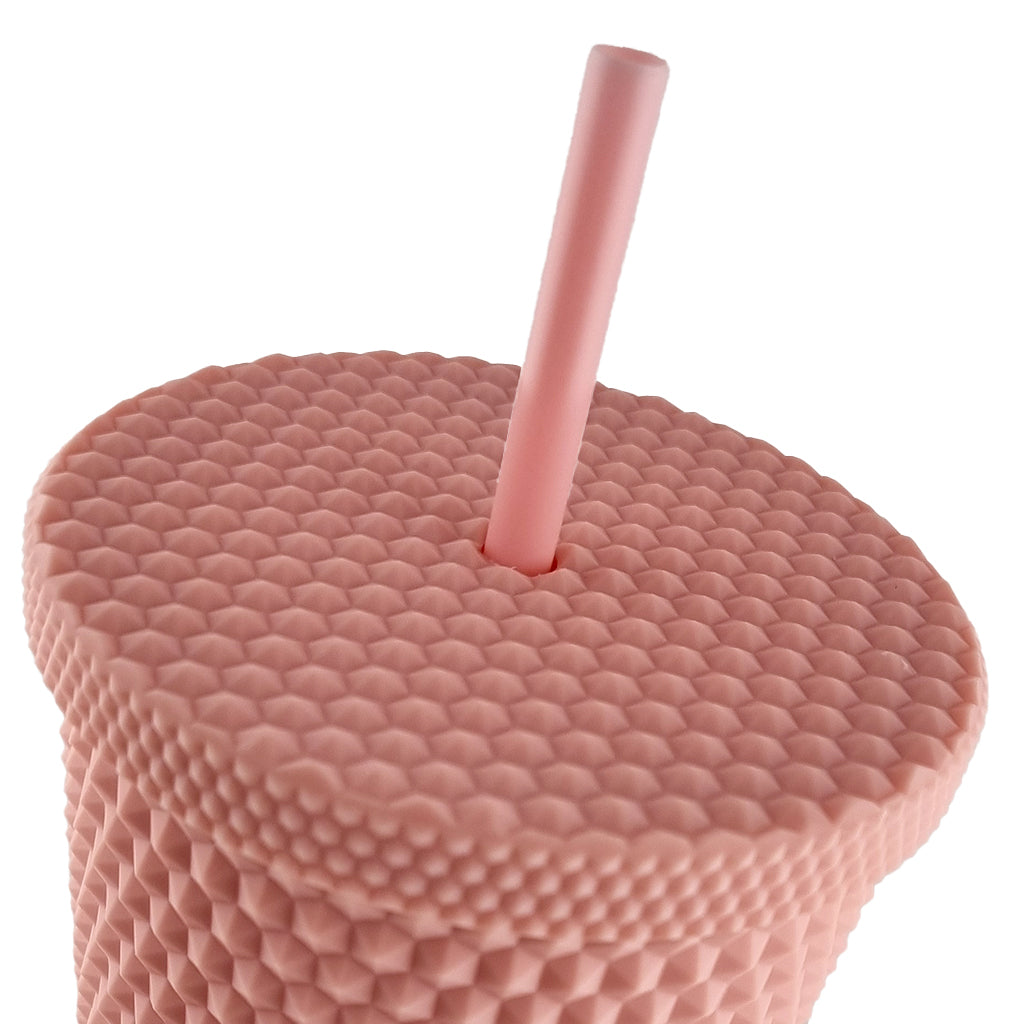 Soo Pink Drinking Cup With Straw-Sooty's Shop