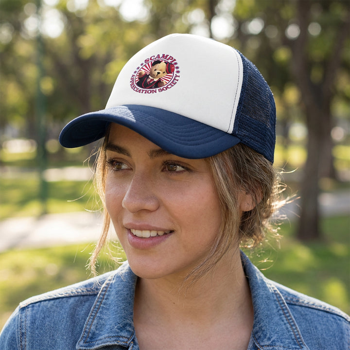 Scampi Appreciation Society Vintage Trucker Cap-Sooty's Shop