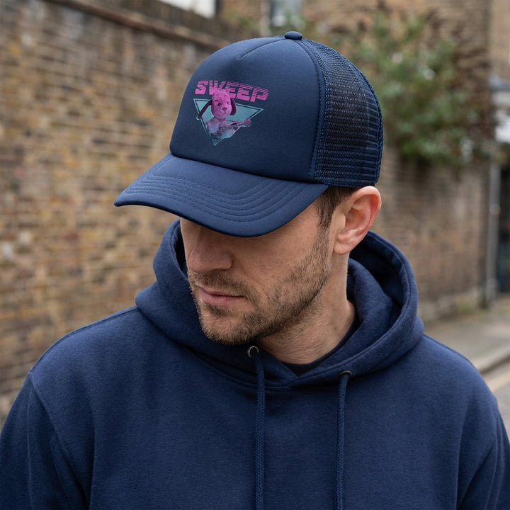 Sweep Guitar Vintage Trucker Cap-Sooty's Shop