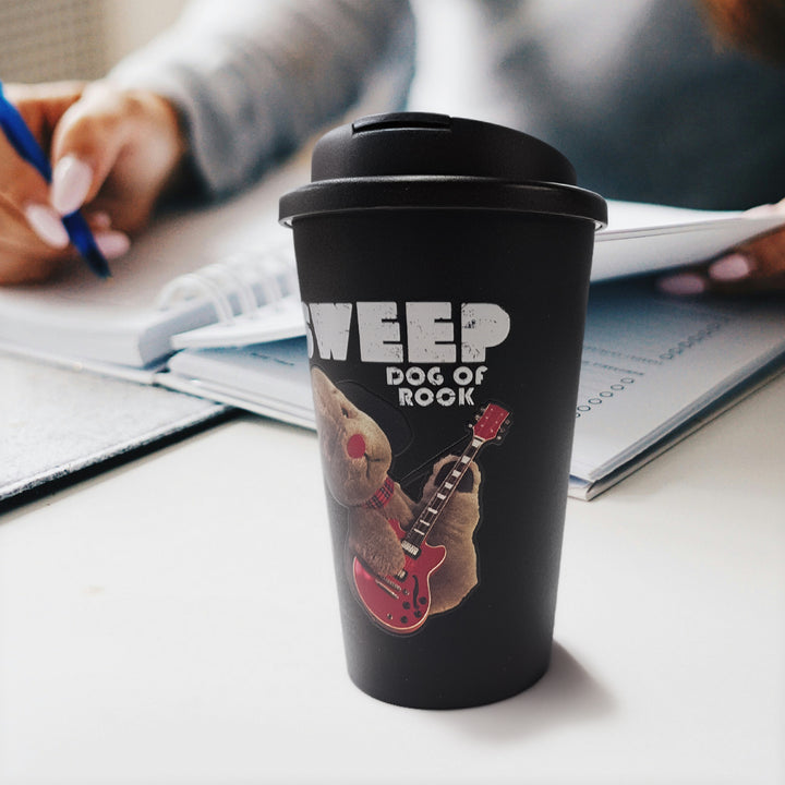 Sweep Dog of Rock Tumbler - 350ml Insulated Travel Mug-Sooty's Shop