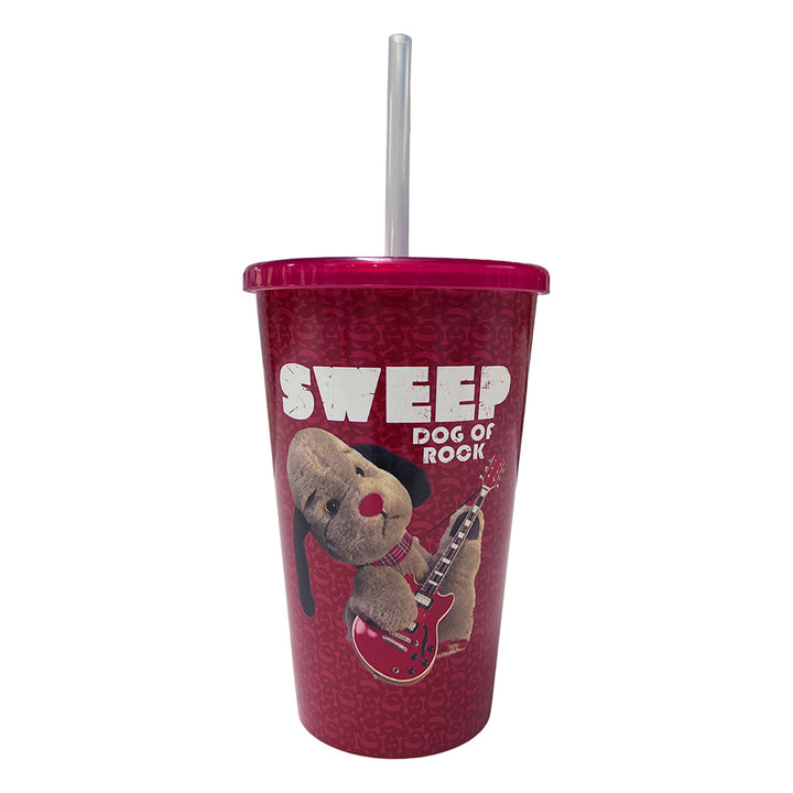 Sweep Dog of Rock - 350ml Insulated Travel Cup with Straw-Sooty's Shop