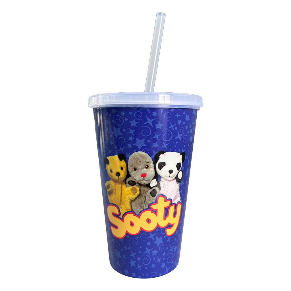 Sooty Sweep & Soo - 350ml Insulated Travel Cup with Straw-Sooty's Shop