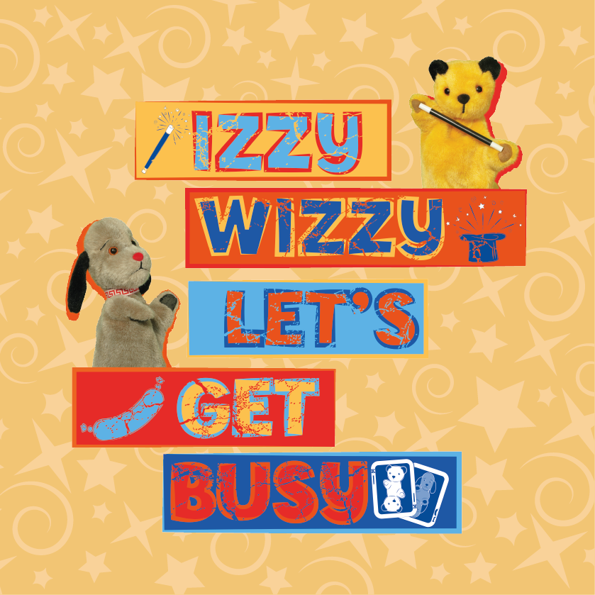Sooty Izzy Wizzy Let's Get Busy Magnet-Sooty's Shop