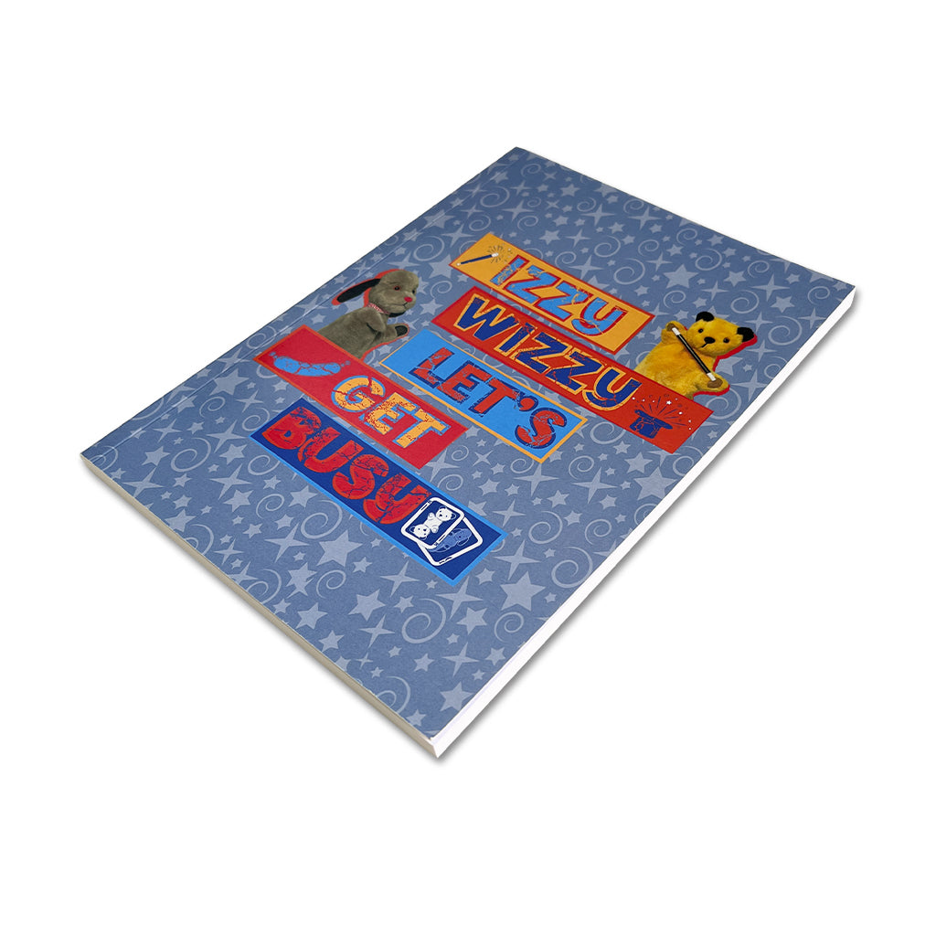 Sooty Izzy Wizzy Let's Get Busy Stacked A5 Notebook-Sooty's Shop
