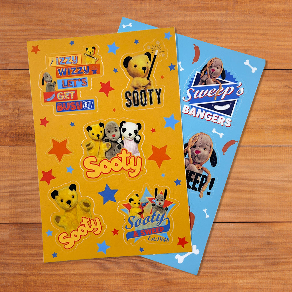 Sooty, Sweep & Soo Sticker Set - 2 Pack-Sooty's Shop