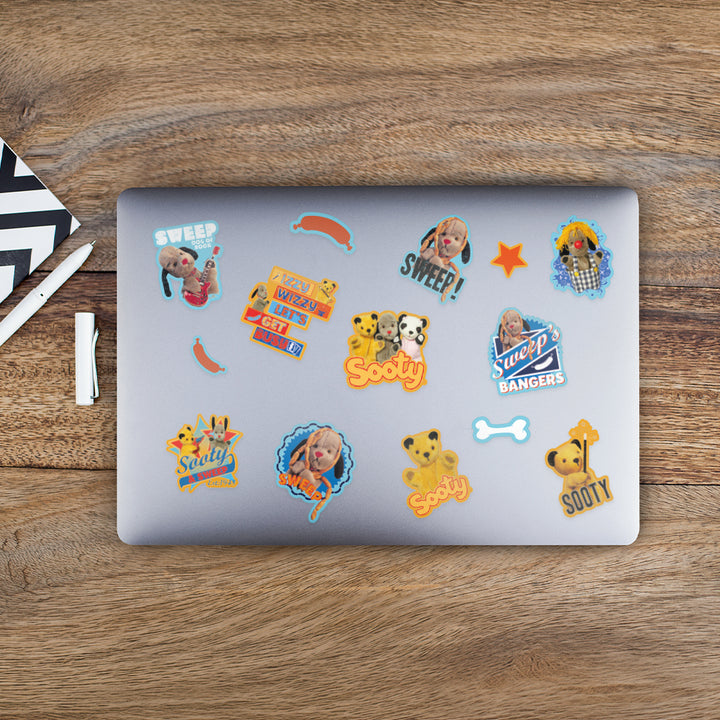 Sooty, Sweep & Soo Sticker Set - 2 Pack-Sooty's Shop