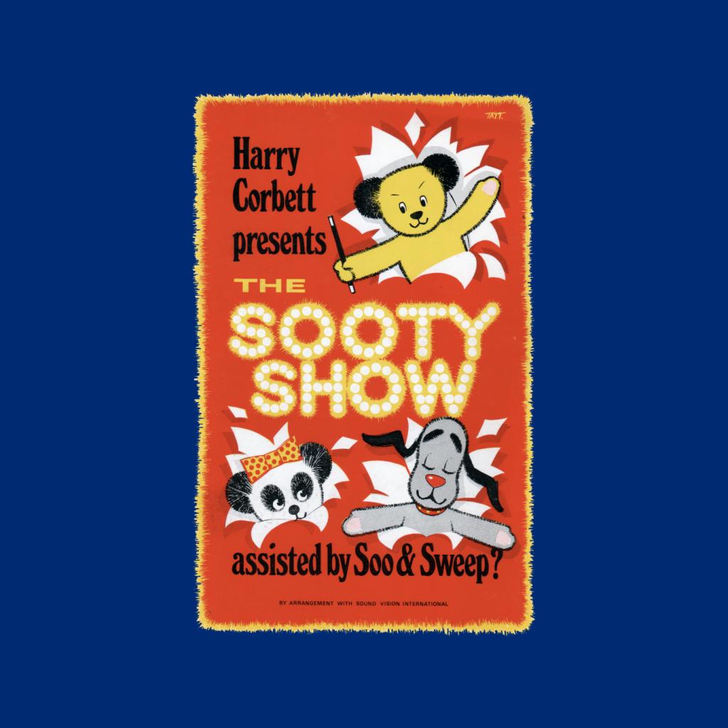 Sooty Show Retro Poster Men's T-Shirt