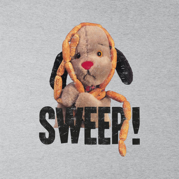 Sausages Sweep Distressed Kids Sweatshirt