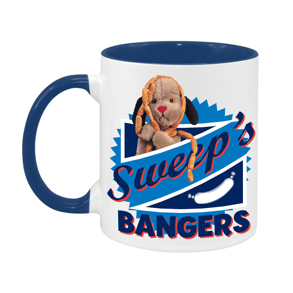 Sweep's Bangers Two Colour Mug & Coaster-Sooty's Shop