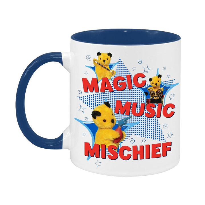 Sooty Magic Music Mischief Two Colour Mug & Coaster Set-Sooty's Shop