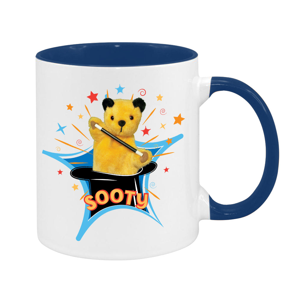 Sooty Magic Hat Two Colour Mug & Coaster Set-Sooty's Shop