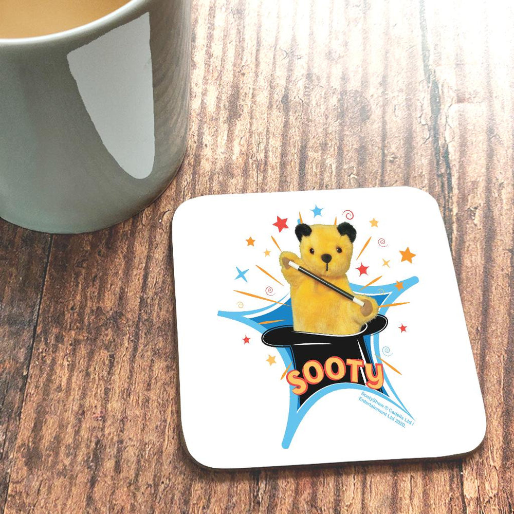 Sooty Magic Hat Two Colour Mug & Coaster Set-Sooty's Shop