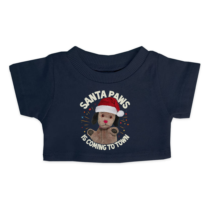 Sooty Christmas Sweep Santa Paws Mini Tee-Sooty's Shop