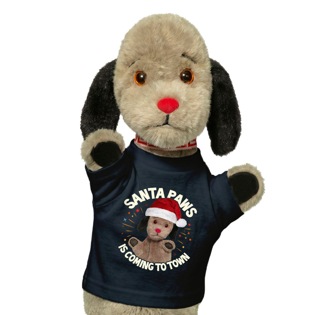 Sooty Christmas Sweep Santa Paws Mini Tee-Sooty's Shop