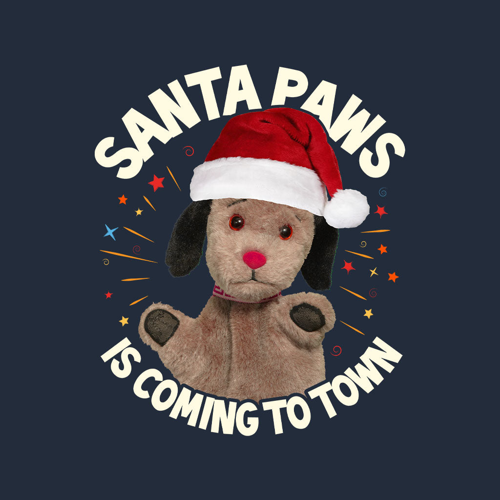 Sooty Christmas Sweep Santa Paws Mini Tee-Sooty's Shop