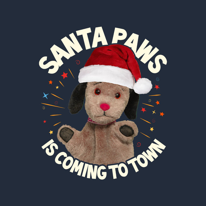 Sooty Christmas Sweep Santa Paws Mini Tee-Sooty's Shop