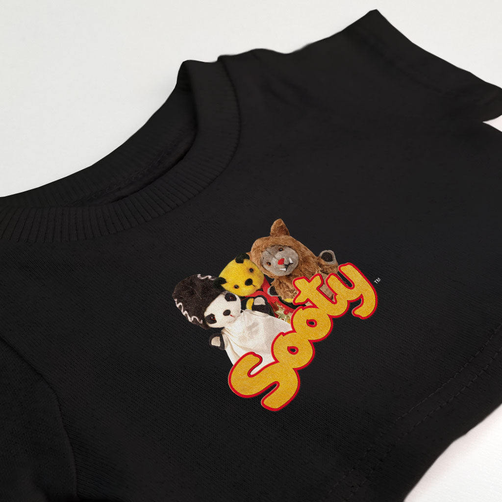 Sooty Halloween Spooky Trio Mini Tee-Sooty's Shop