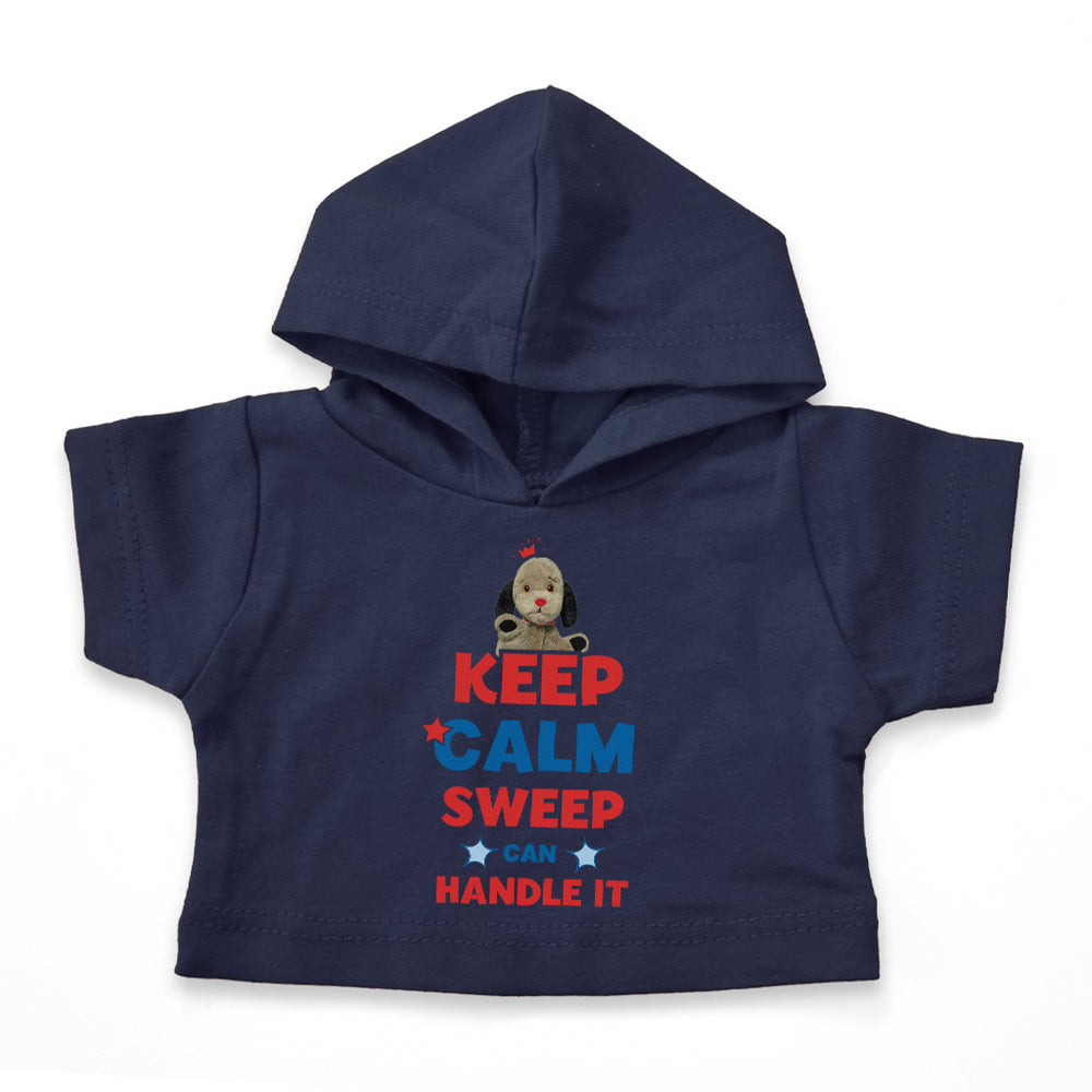 Keep Calm Sweep Can Handle It Mini Hoodie-Sooty's Shop