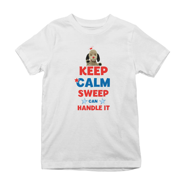 Keep Calm Sweep Can Handle It Kids T-Shirt-Sooty's Shop