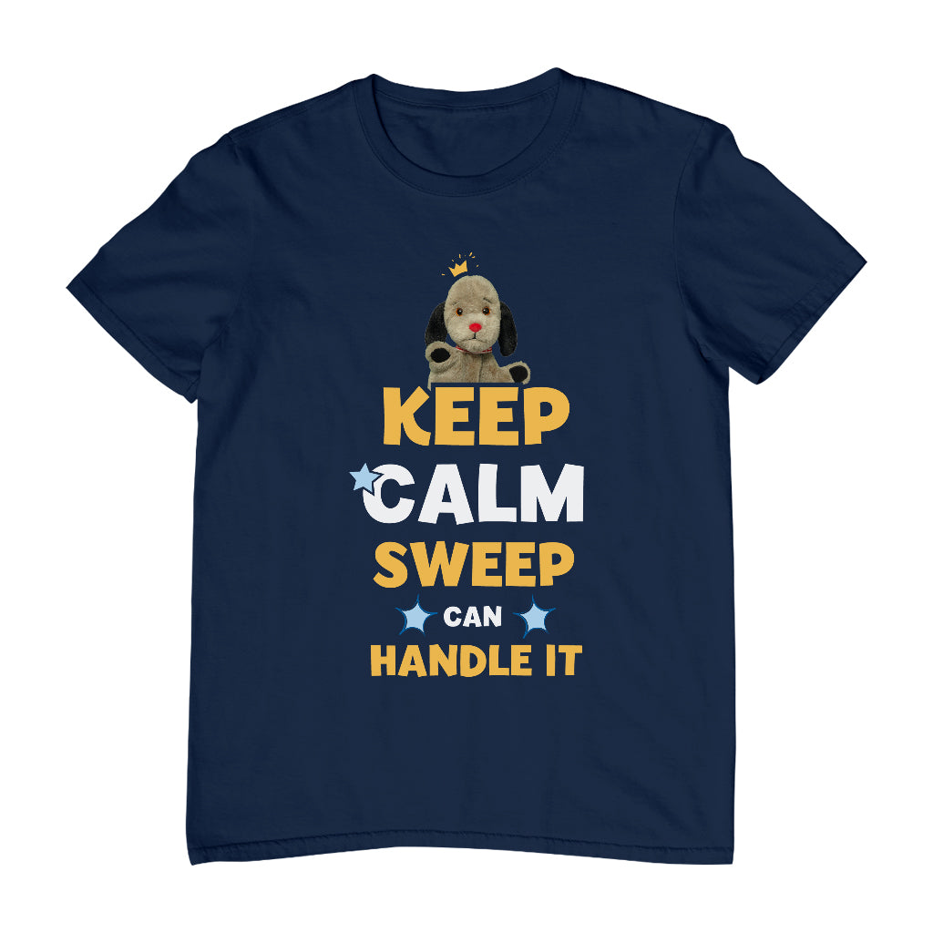 Keep Calm Sweep Can Handle It Men's T-Shirt-Sooty's Shop