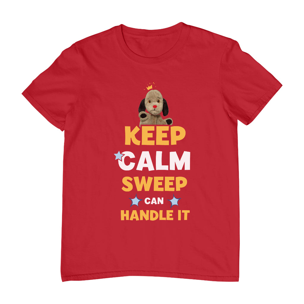 Keep Calm Sweep Can Handle It Men's T-Shirt-Sooty's Shop