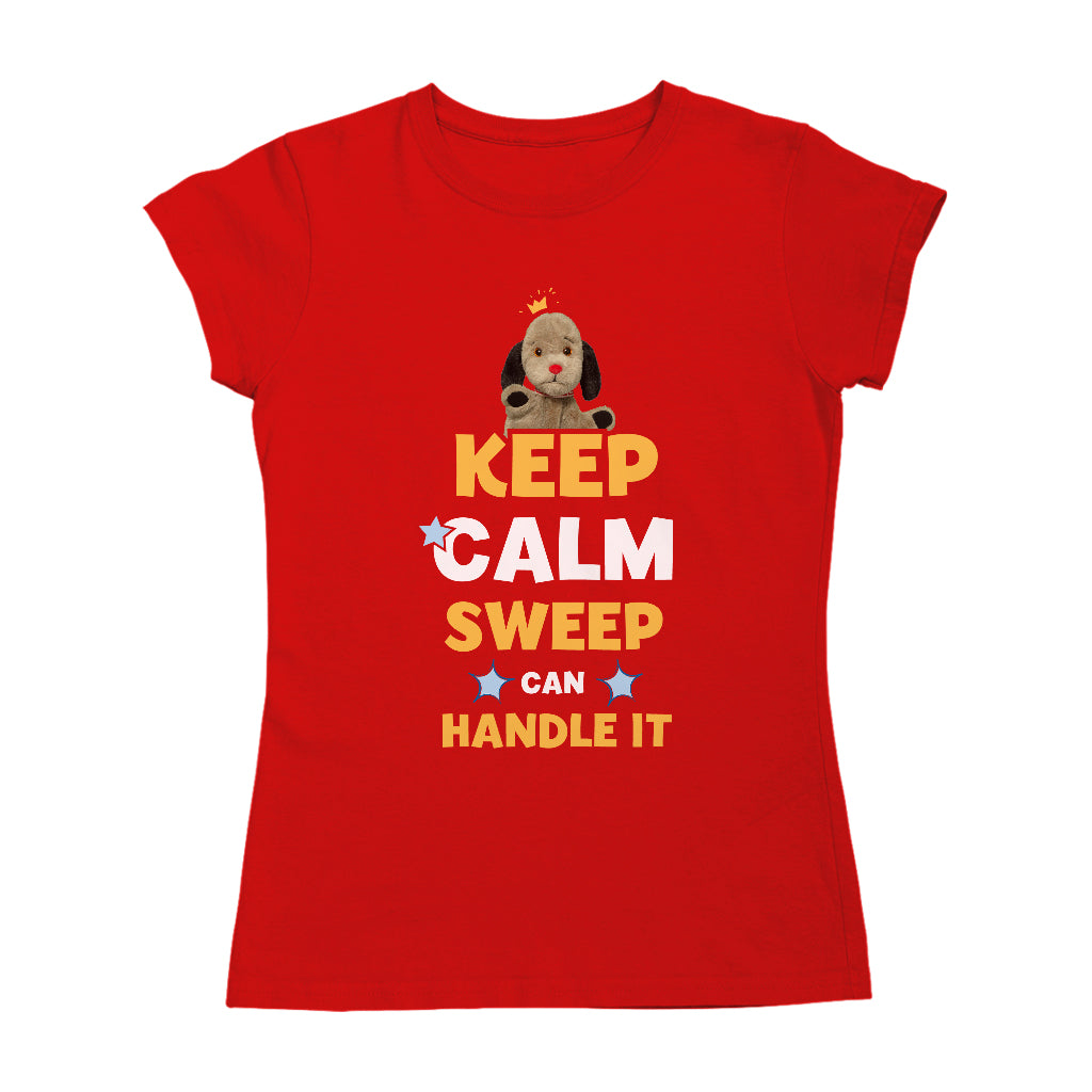 Keep Calm Sweep Can Handle It Women's T-Shirt-Sooty's Shop