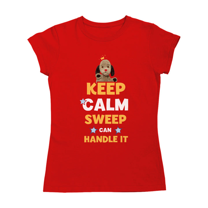 Keep Calm Sweep Can Handle It Women's T-Shirt-Sooty's Shop