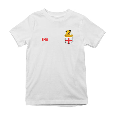 Sooty England Pocket Print Kids T-Shirt-Sooty's Shop