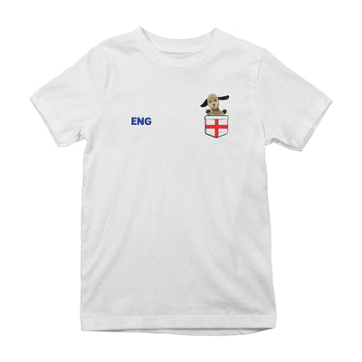Sweep England Pocket Print Kids T-Shirt-Sooty's Shop