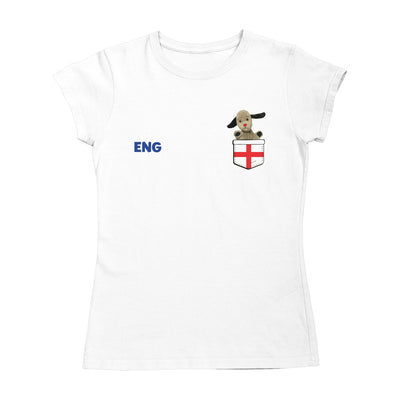 Sweep England Pocket Print Women's T-Shirt-Sooty's Shop