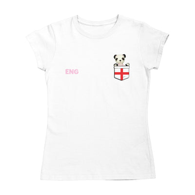 Soo England Pocket Print Women's T-Shirt-Sooty's Shop