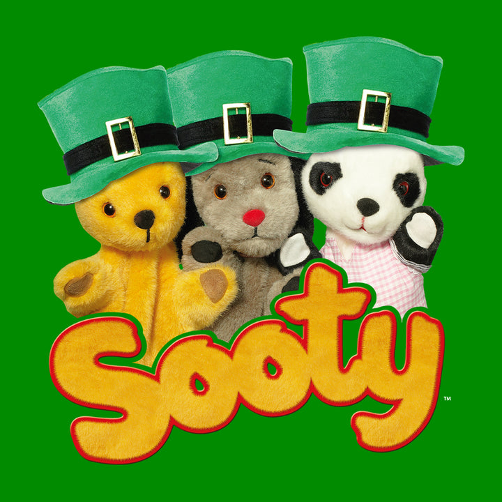 Sooty Sweep And Soo Green Hats St. Patrick's Day Kids T-Shirt-Sooty's Shop